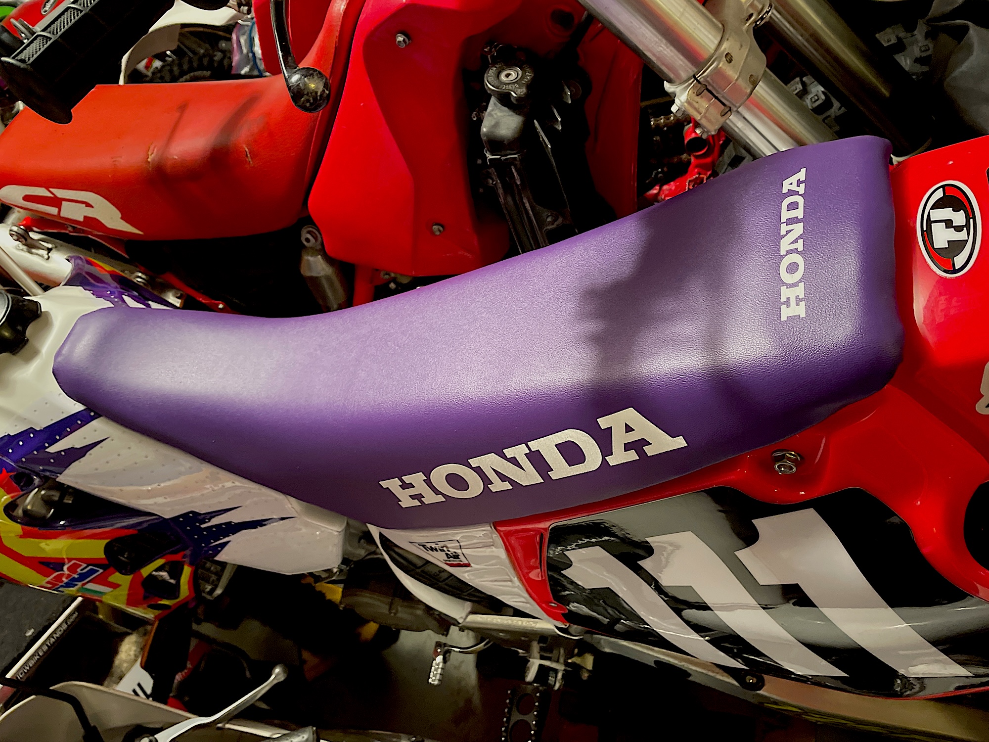 95 Honda Purple OEM Replica Seat Cover.
